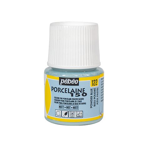 Farba do porcelany/szkła/ceramiki Pebeo Porcelaine150, 122 Powder Blue